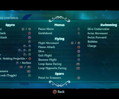 Spyro Reignited game controls