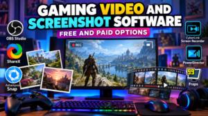 Video editing and screenshot software